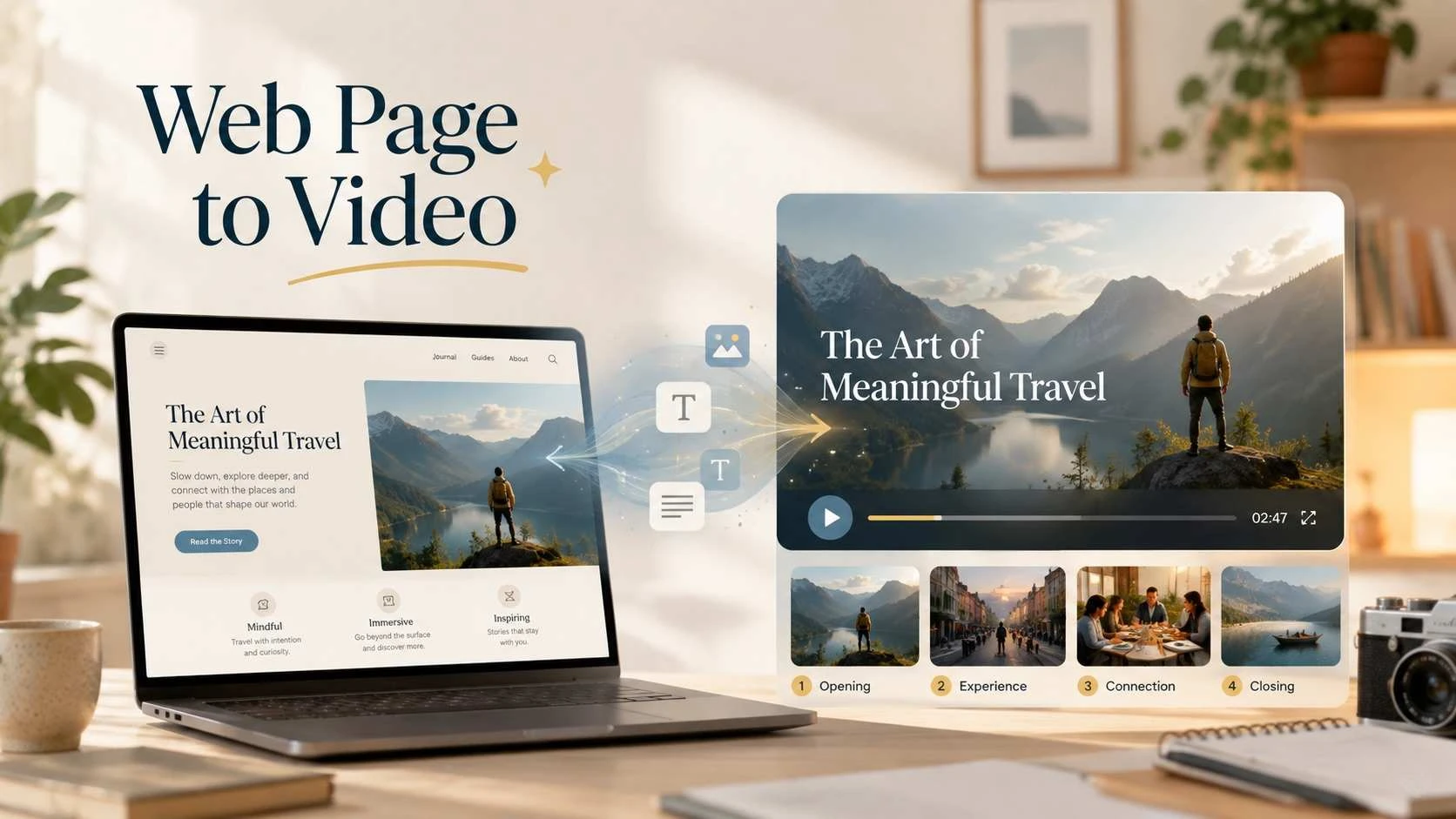 Web Page to Video preview