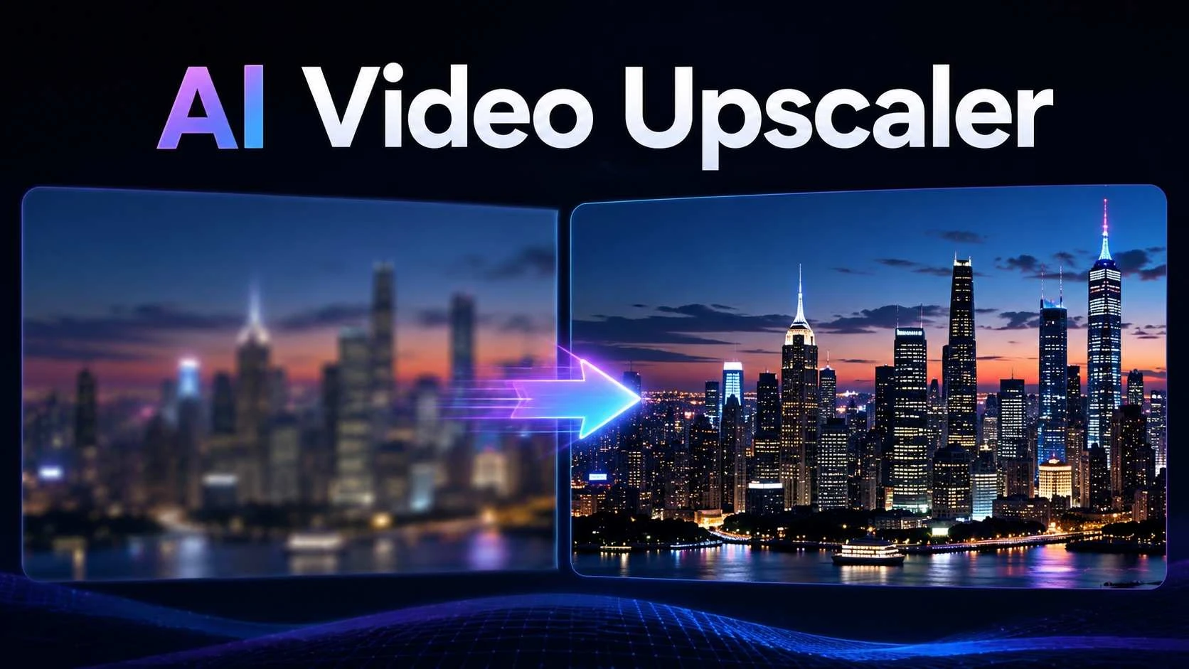 AI Video Upscaler preview
